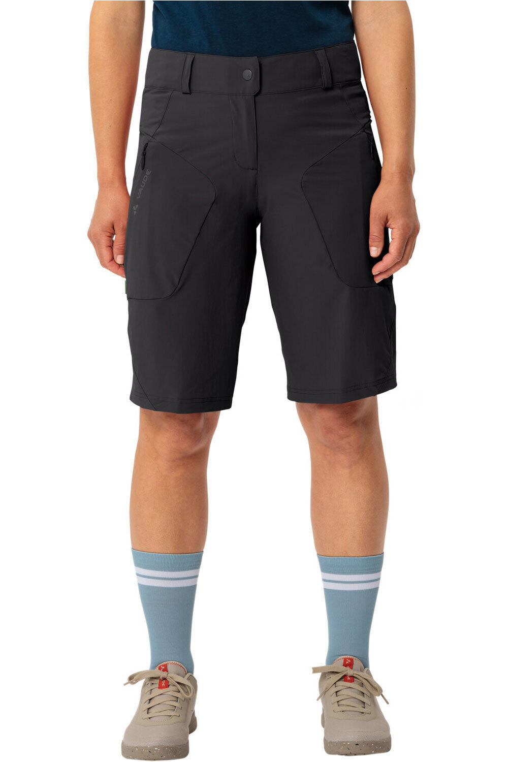 Vaude pantalón corto ciclismo mujer Women's Altissimo Shorts II vista frontal