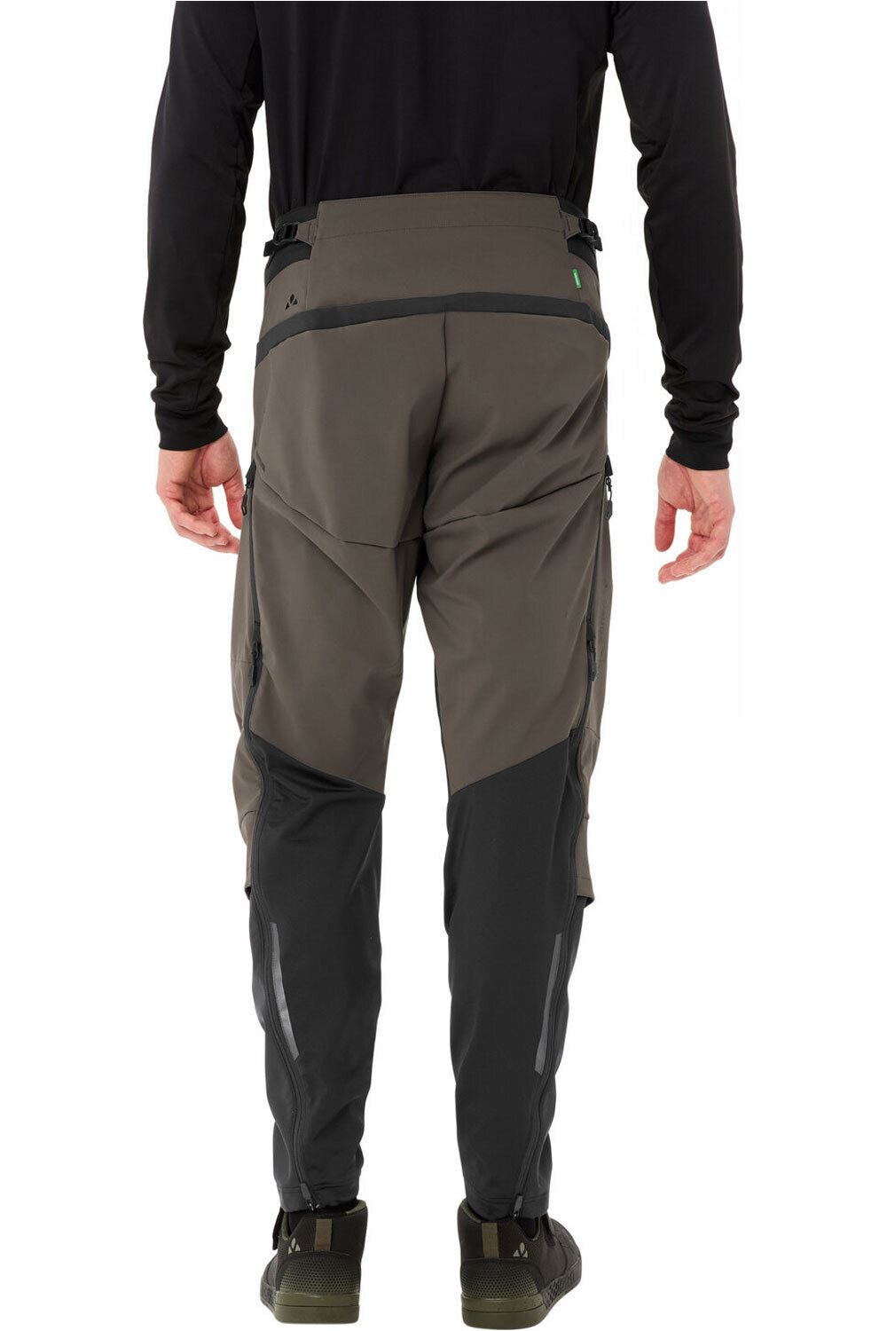Vaude pantalón largo ciclismo hombre Men's Qimsa Pro Softshell Pants vista trasera