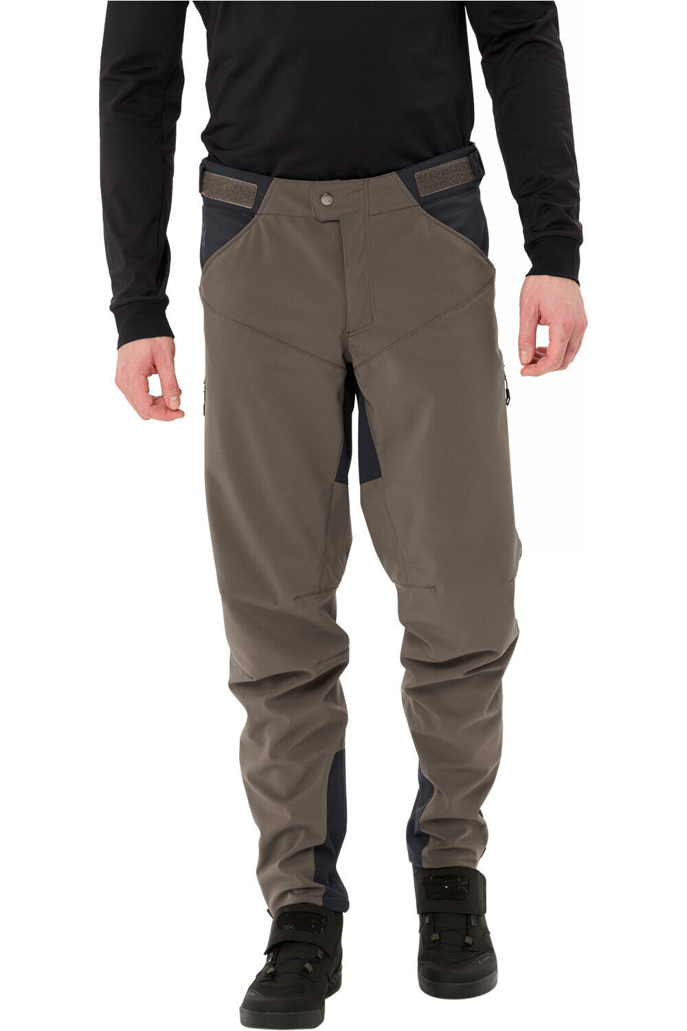 Vaude pantalón largo ciclismo hombre Men's Qimsa Softshell Pants II vista frontal
