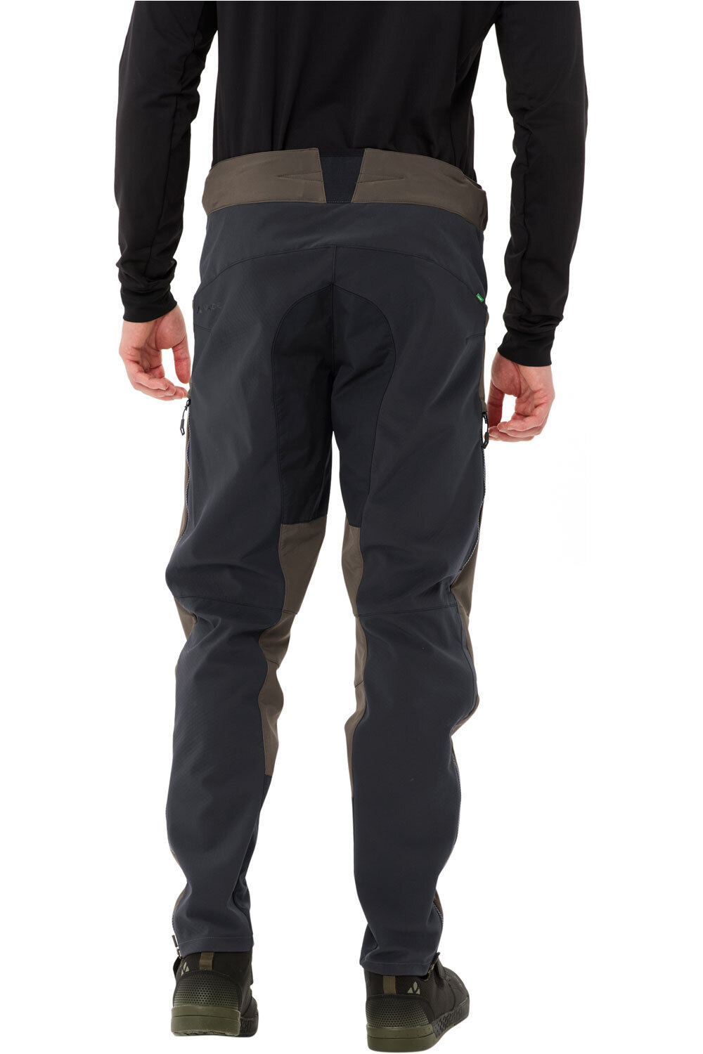 Vaude pantalón largo ciclismo hombre Men's Qimsa Softshell Pants II vista trasera