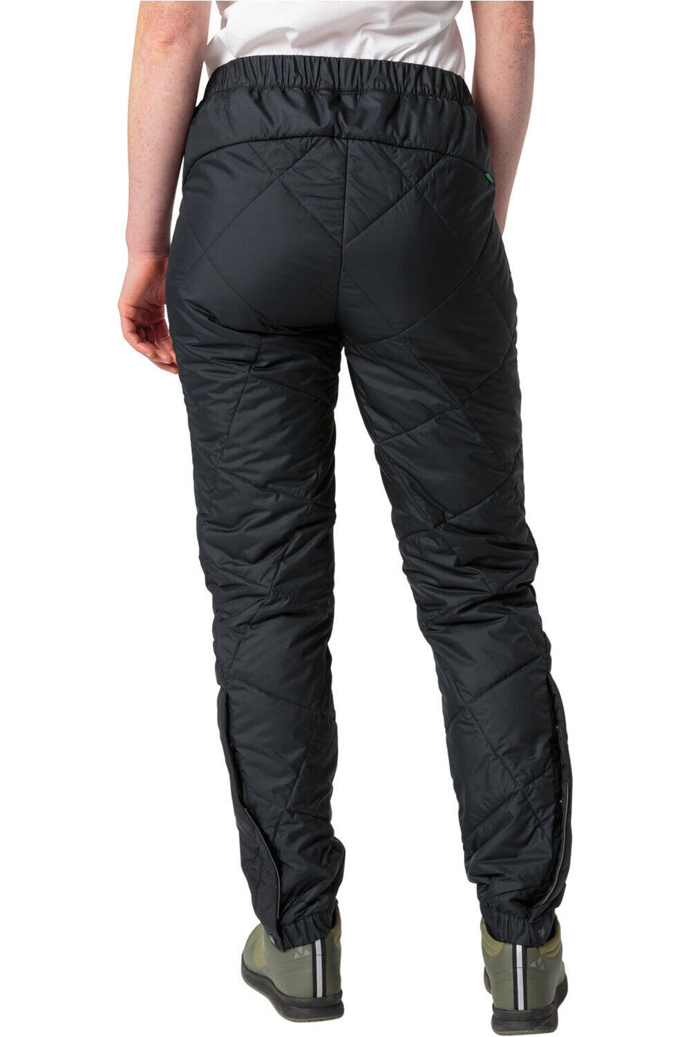 Vaude pantalón largo ciclismo mujer Women's Cyclist Insulation Pants vista trasera