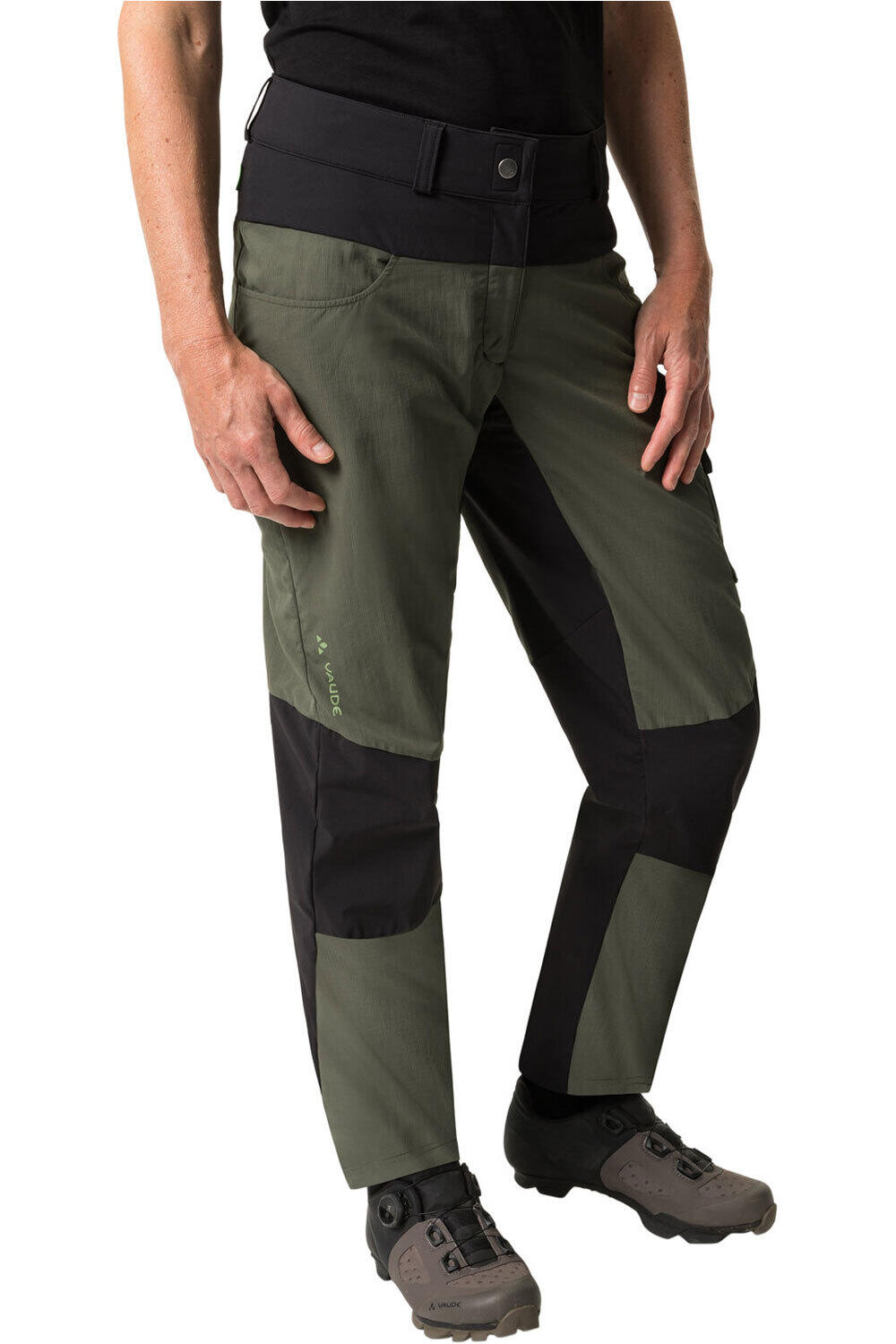 Vaude pantalón largo ciclismo mujer Women's Qimsa Pants vista frontal