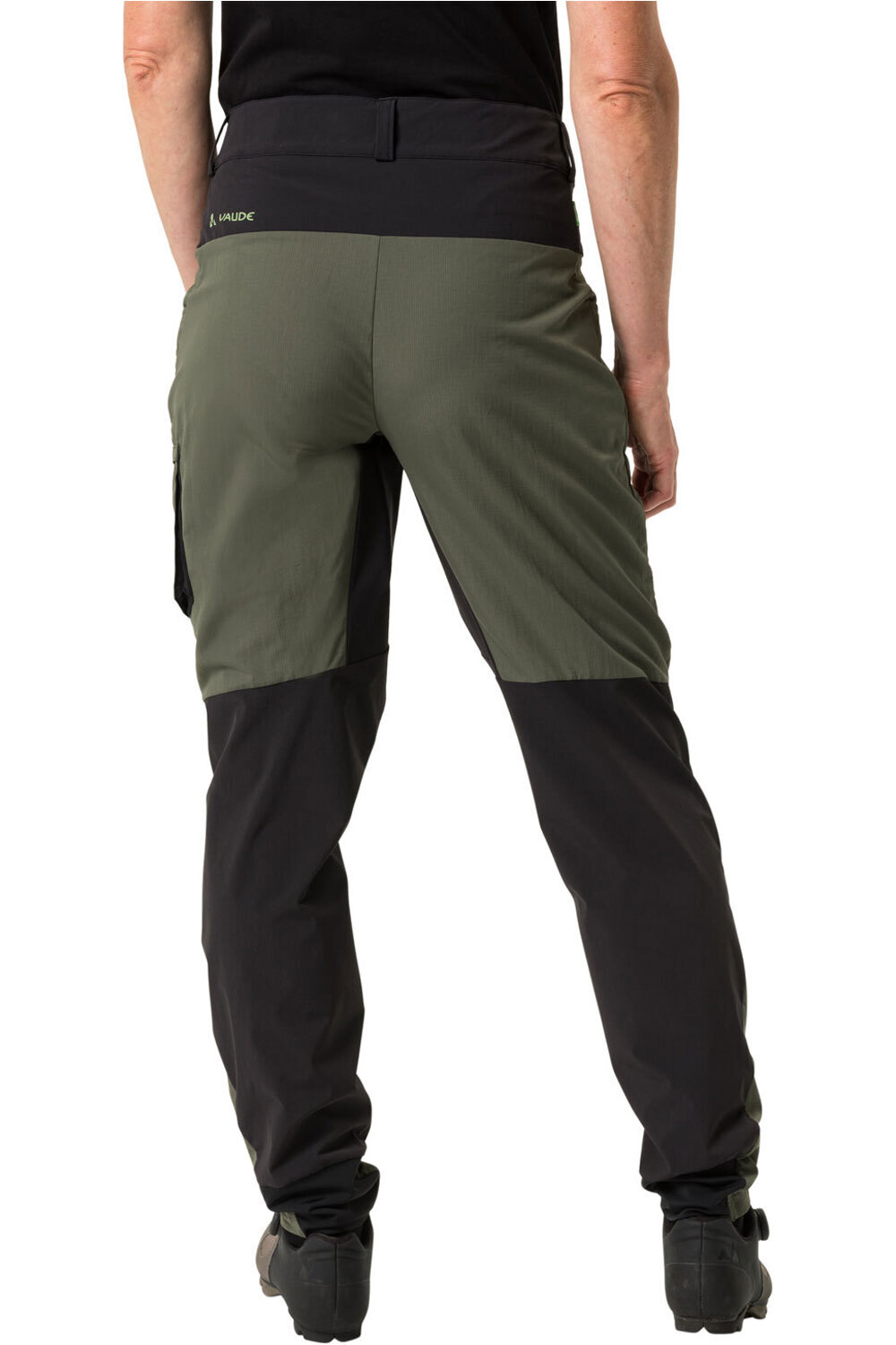 Vaude pantalón largo ciclismo mujer Women's Qimsa Pants vista trasera