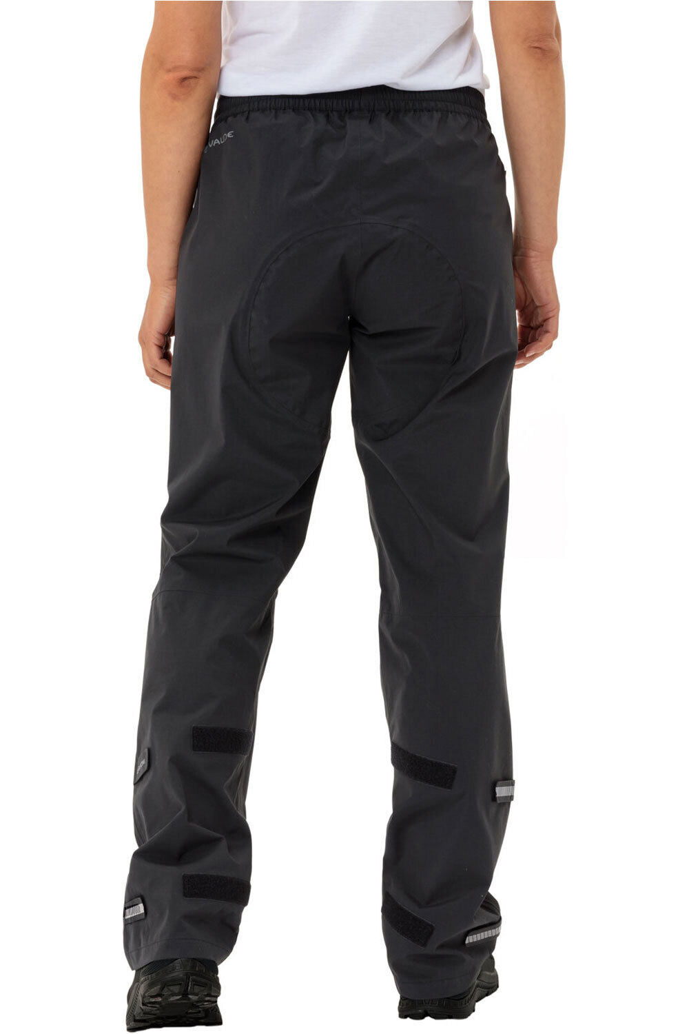 Vaude pantalón largo ciclismo mujer Women's Yaras Rain Pants IV vista trasera