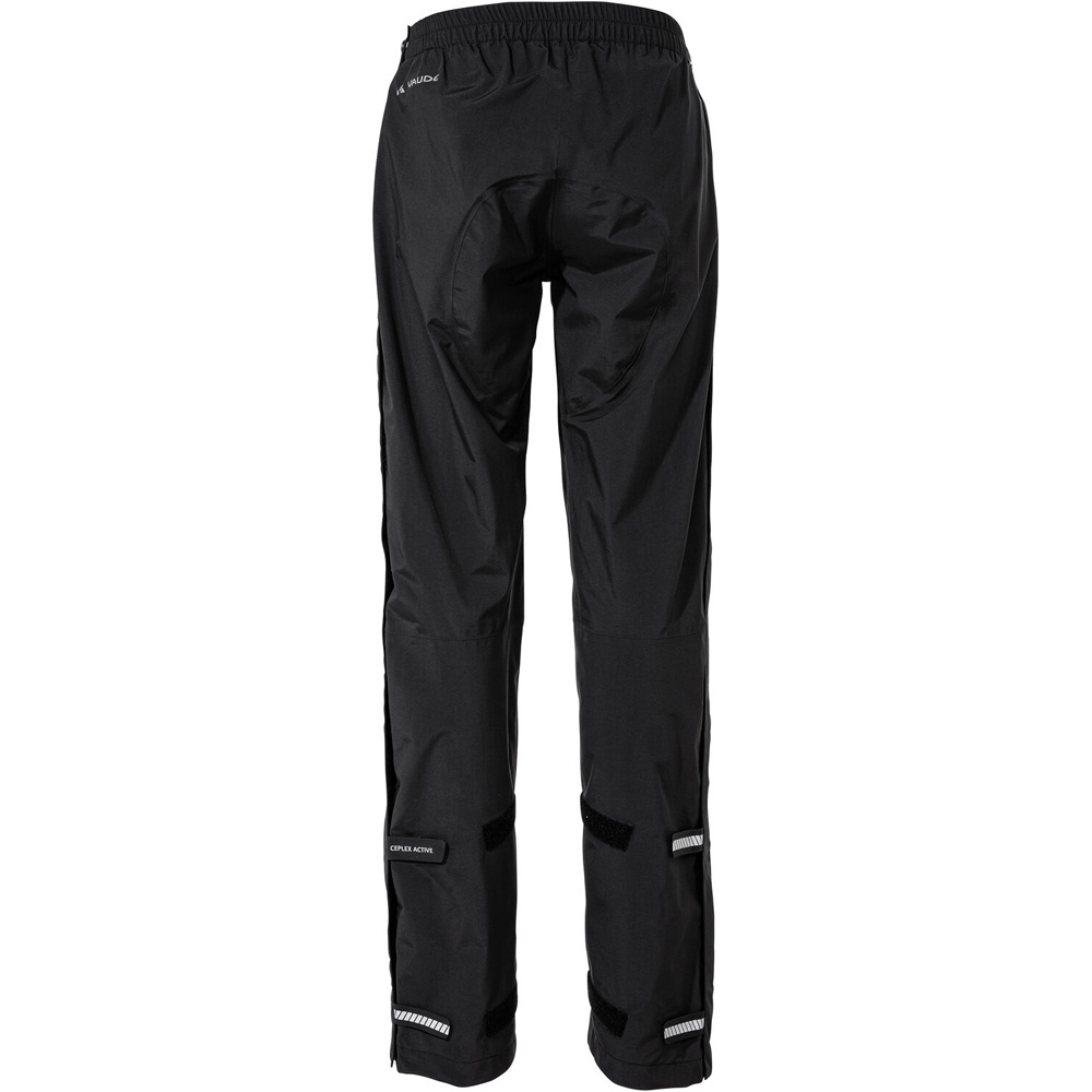 Vaude pantalón largo ciclismo mujer Women's Yaras Rain Zip Pants IV 05