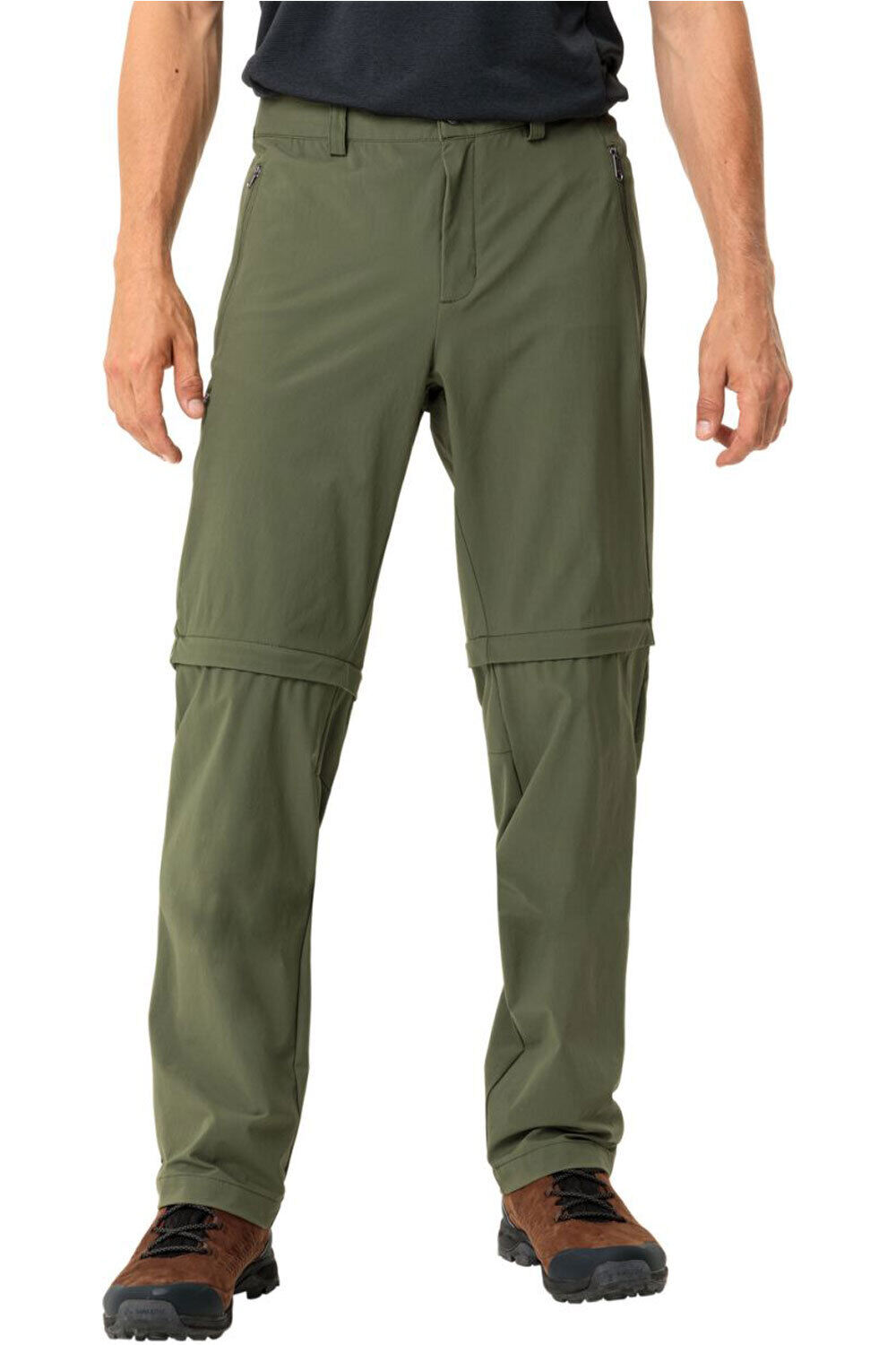 Vaude pantalón montaña hombre Men s Farley Stretch ZO Pants II vista frontal