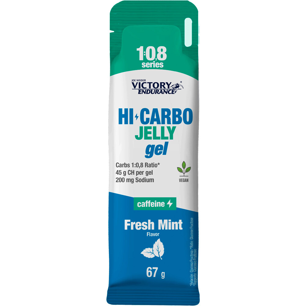 Victory energía instantánea HI Carbo Jelly Gel vista frontal
