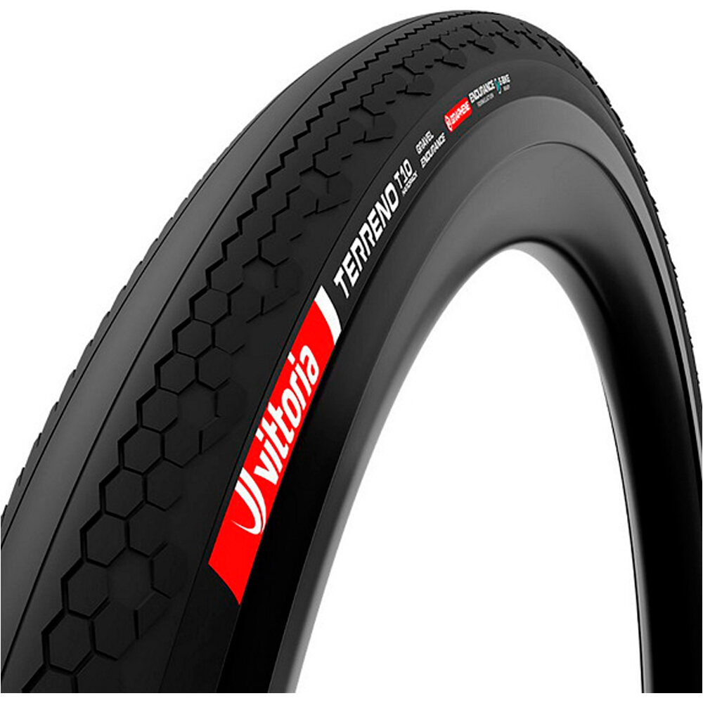 Vittoria cubiertas bicicleta paseo Tire Gravel Terreno T10 F37-622/700x37c vista frontal