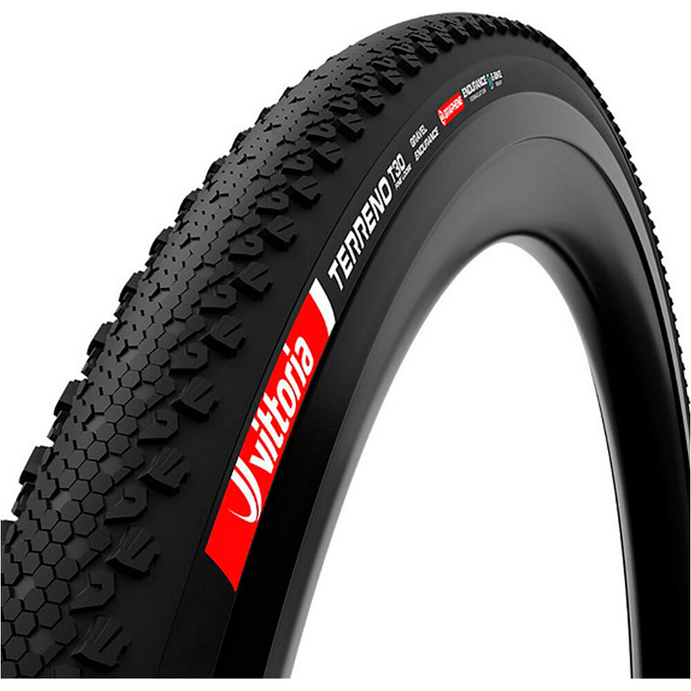 Vittoria cubiertas bicicleta paseo Tire Gravel Terreno T30 F45-622/700x45c vista frontal