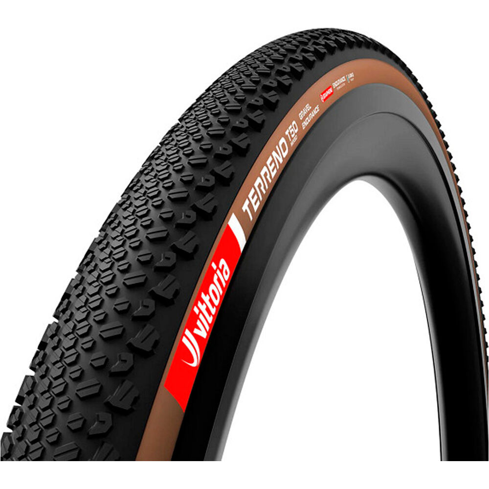 Vittoria cubiertas bicicleta paseo Tire Gravel Terreno T50 45-622/700x45c vista frontal