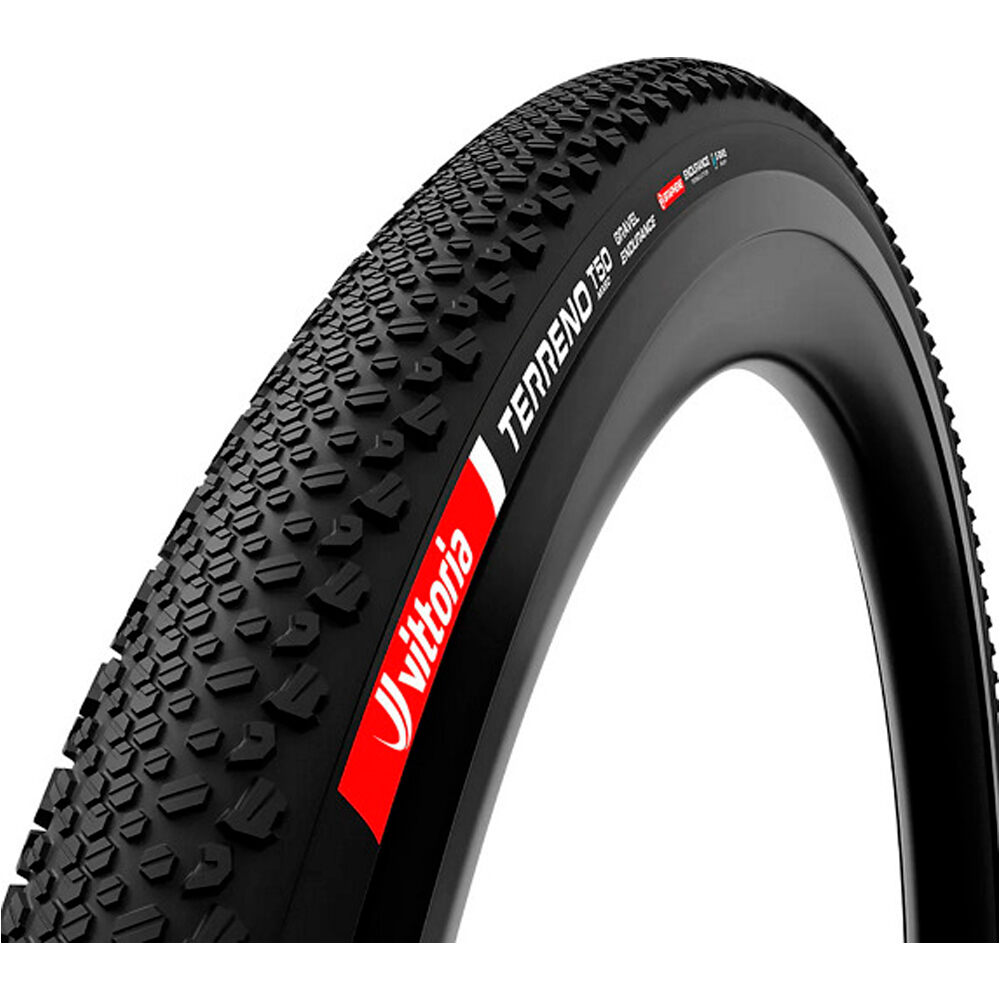 Vittoria cubiertas bicicleta paseo Tire Gravel Terreno T50 F45-622/700x45c vista frontal