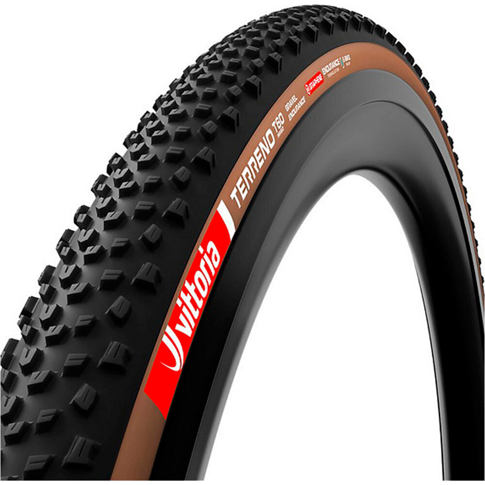Vittoria cubiertas bicicleta paseo Tire Gravel Terreno T60 40-622/700x40c vista frontal