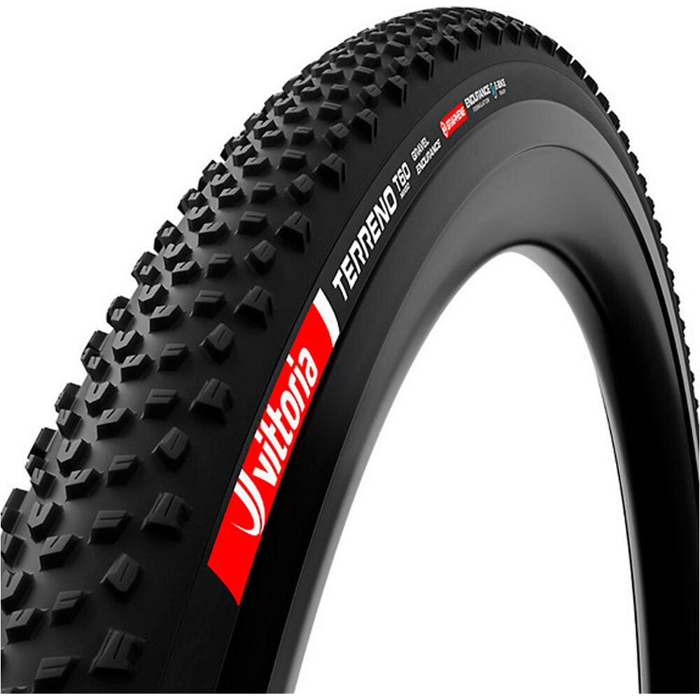 Vittoria cubiertas bicicleta paseo Tire Gravel Terreno T60 F45-622/700x45c vista frontal