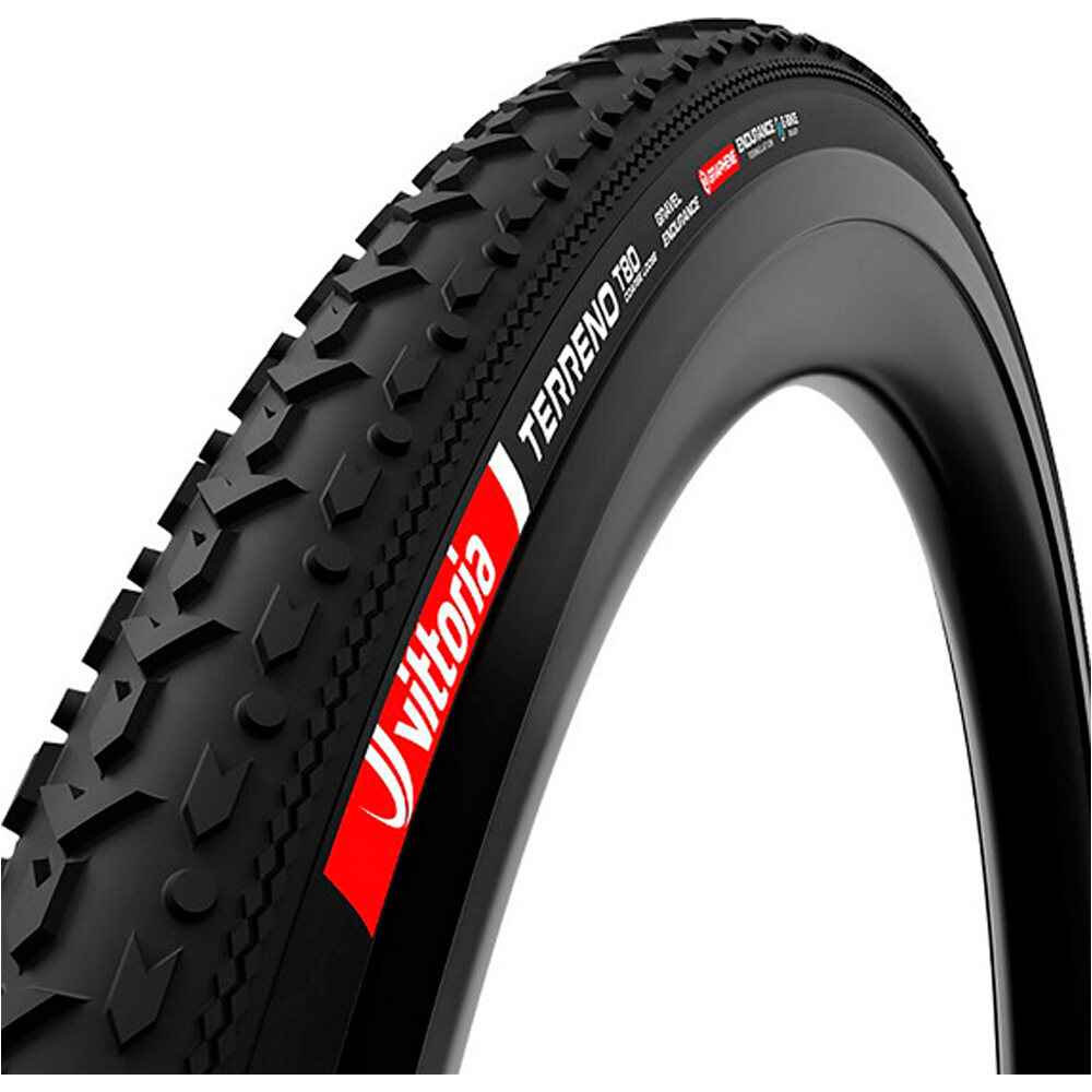Vittoria cubiertas bicicleta paseo Tire Gravel Terreno T80 F50-622/700x50c vista frontal