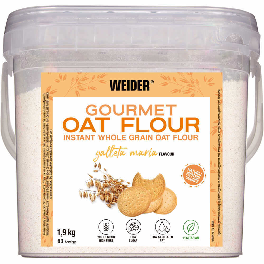 Weider Avena Oat Gour.Flour Harina Aven G.maria 1,9kg vista frontal