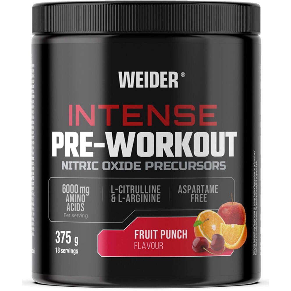 Weider Bebidas Energeticas Intense Pre Work out vista frontal