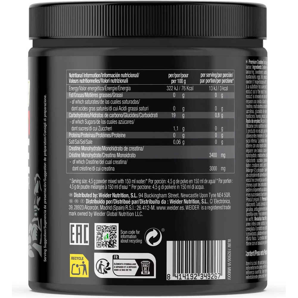 Weider Creatinas Premium PureCreatine (Creapure) 02