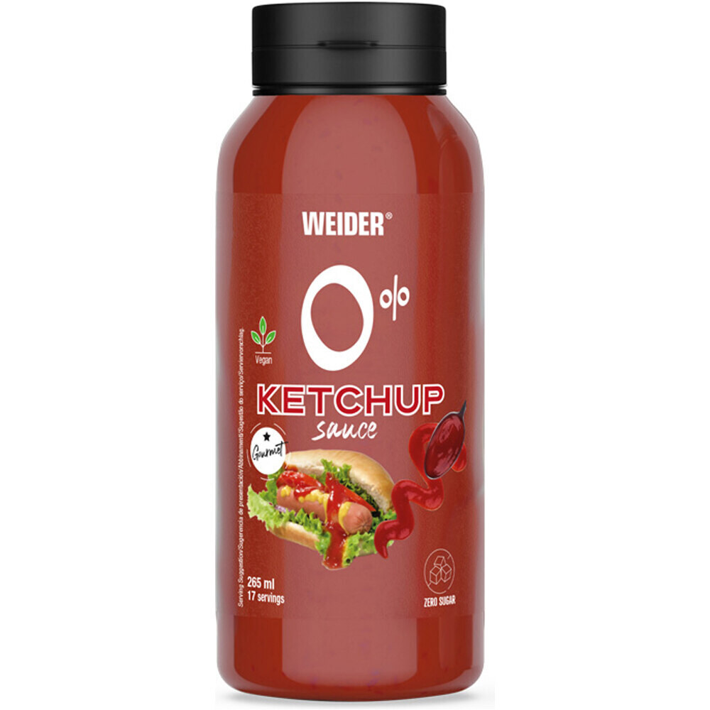 Weider Cremas-Salsas Sauce Zero Ketchup 265 ml vista frontal