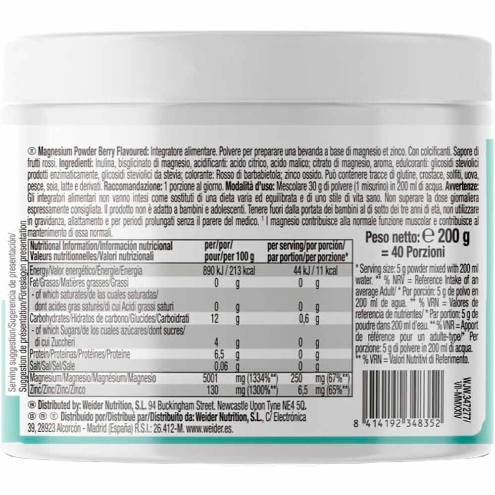 Weider Magnesio Magnesium 02
