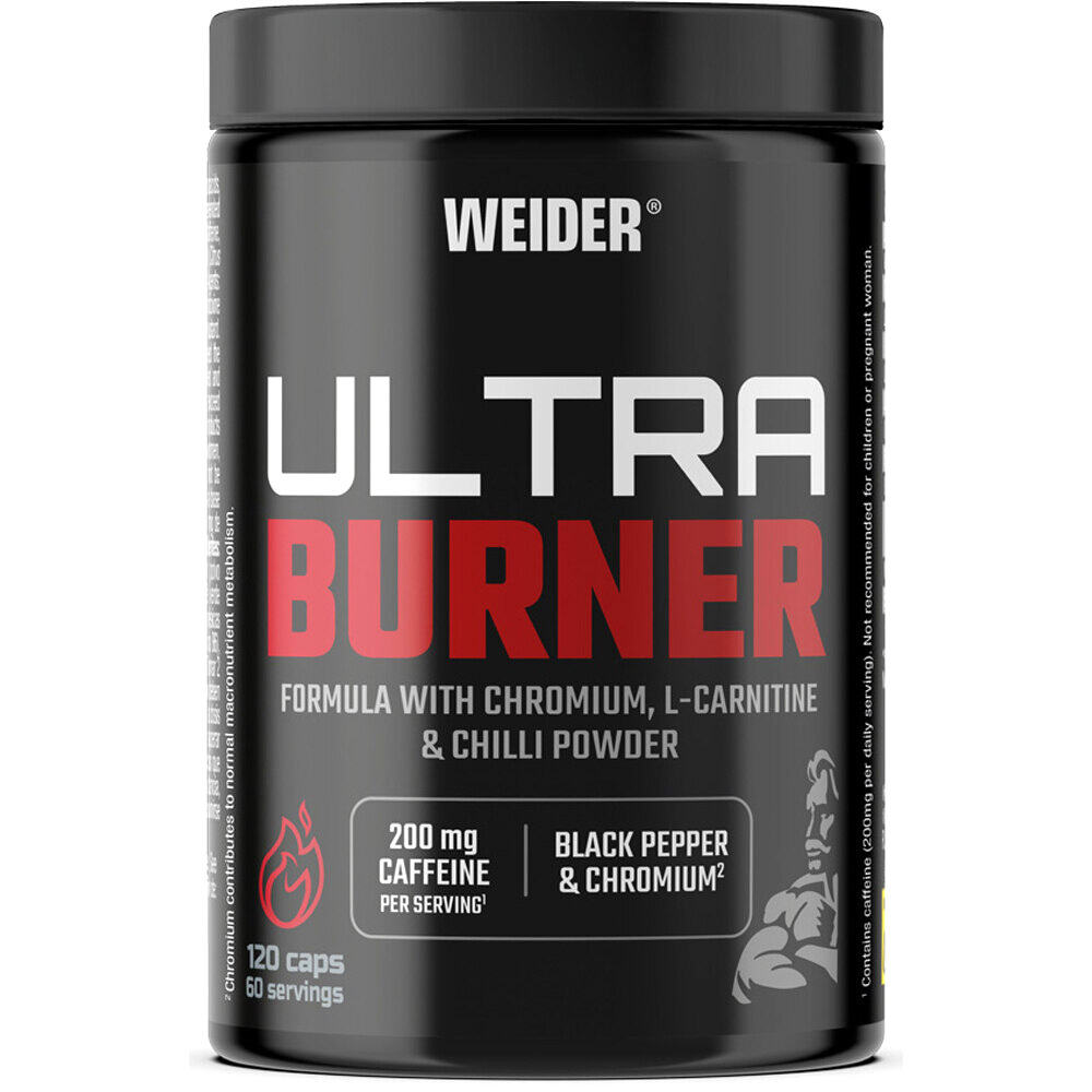 Weider Perdida De Peso WEIDER  Ultra Burner  120 Caps vista frontal