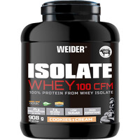 Weider Proteinas Aislado Suero/Whey Isolate Whey 100 CFM Cookies 908 g vista frontal