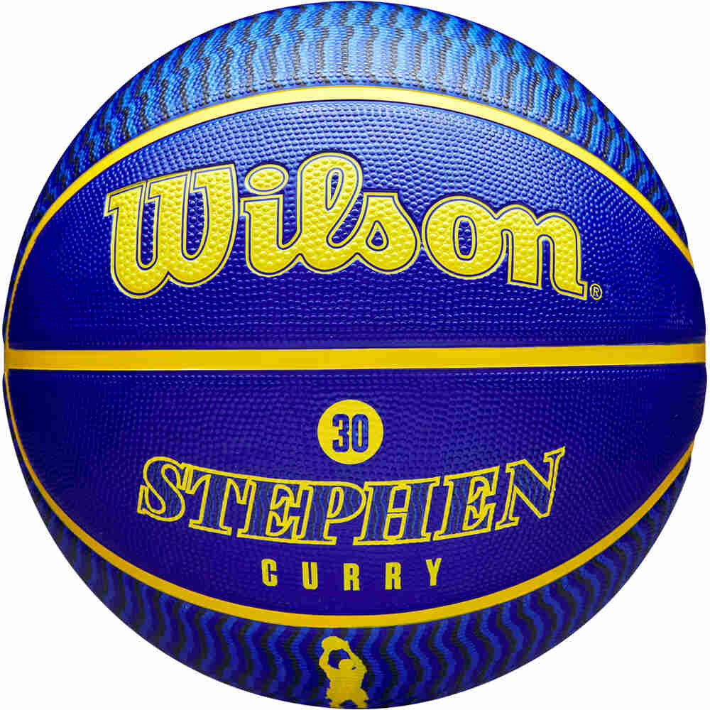 Wilson balón baloncesto NBA PLAYER ICON OUTDOOR BSKT CURRY vista frontal