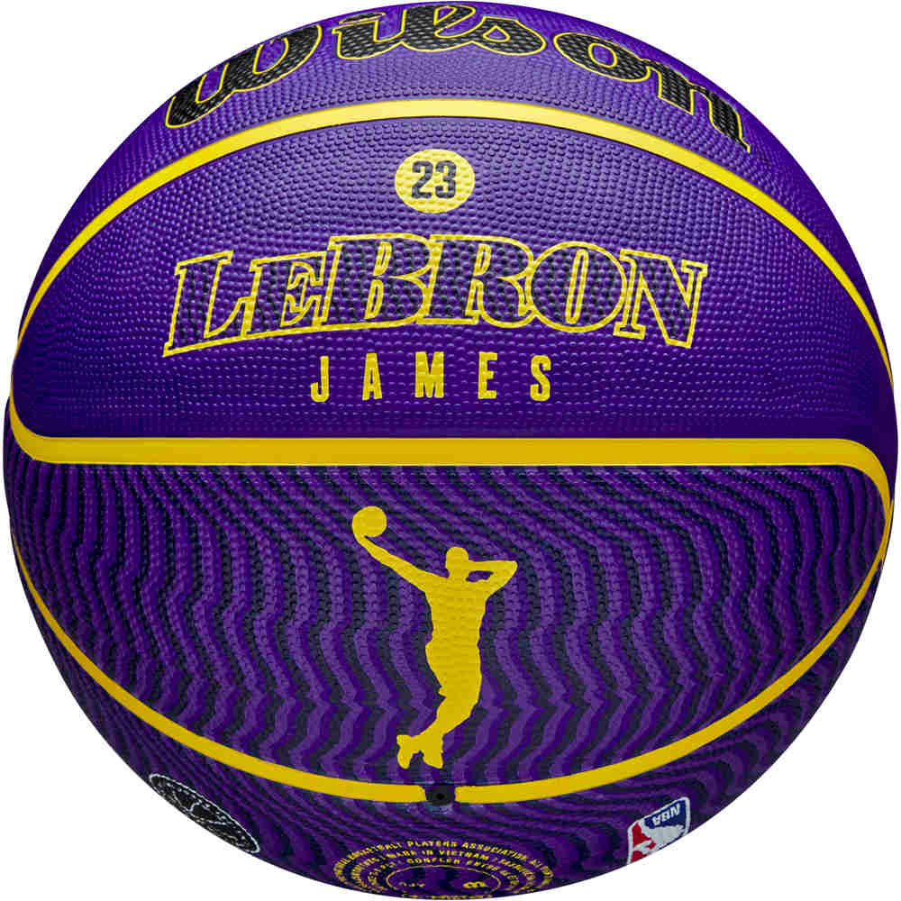 Wilson balón baloncesto NBA PLAYER ICON OUTDOOR BSKT LEBRON 02