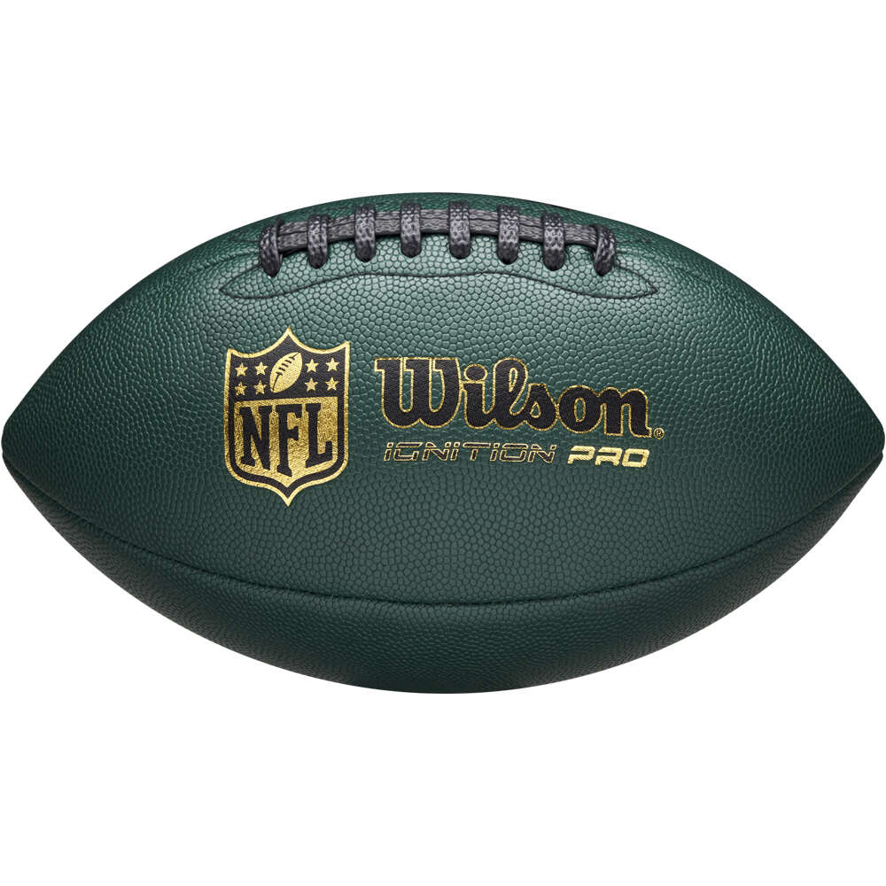 Wilson balón de rugby NFL IGNITION PRO ECO GREEN OF vista frontal