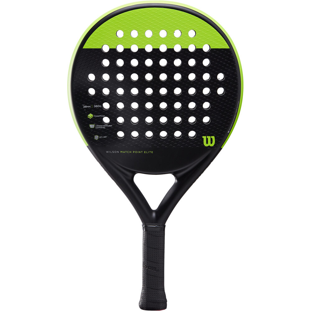 Wilson pala pádel adulto MATCH POINT ELITE PADEL 2 vista frontal