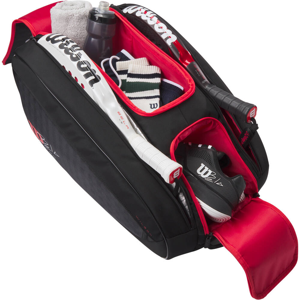 Wilson raquetero pádel BELA V3 PADEL RACKET BAG NERO 02