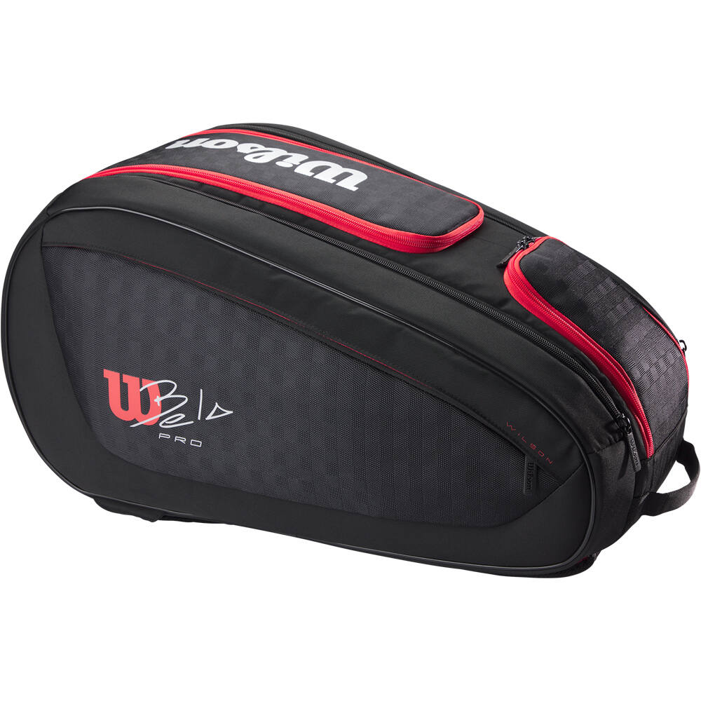 Wilson raquetero pádel BELA V3 PADEL RACKET BAG NERO vista frontal