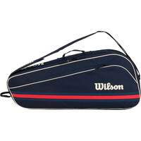 Wilson raqueteros tenis 3PK TEAM RACKET BAG 2025 Navy vista frontal