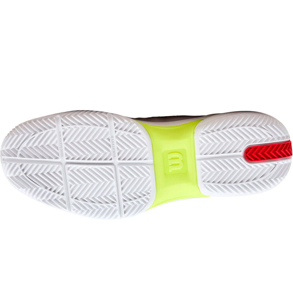 Wilson Zapatillas Padel Hombre RUSH LITE 5 CLAY White vista superior
