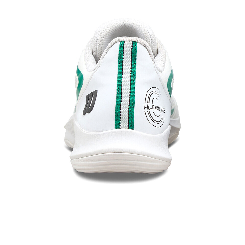 Wilson Zapatillas Tenis Hombre HURAKN LITE Wh/Wh/Bosphor vista trasera