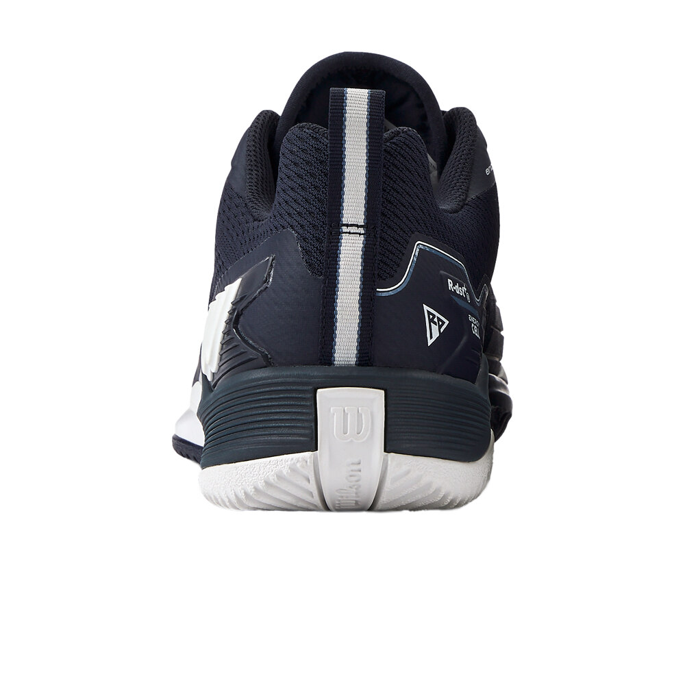 Wilson Zapatillas Tenis Hombre RUSH PRO 4.5 CLAY Navy Bl vista trasera