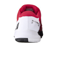 Wilson Zapatillas Tenis Hombre RUSH PRO ACE CLAY Rd/Wh vista trasera