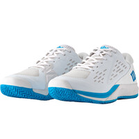 Wilson Zapatillas Tenis Hombre RUSH PRO ACE OZ Wh/Wh/Ato lateral interior