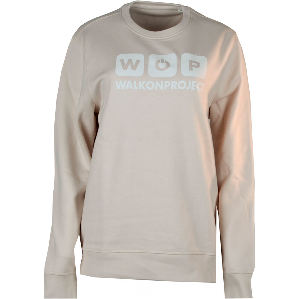 Wop sudadera mujer WOP MUJER SUDADERA BEIGE vista frontal