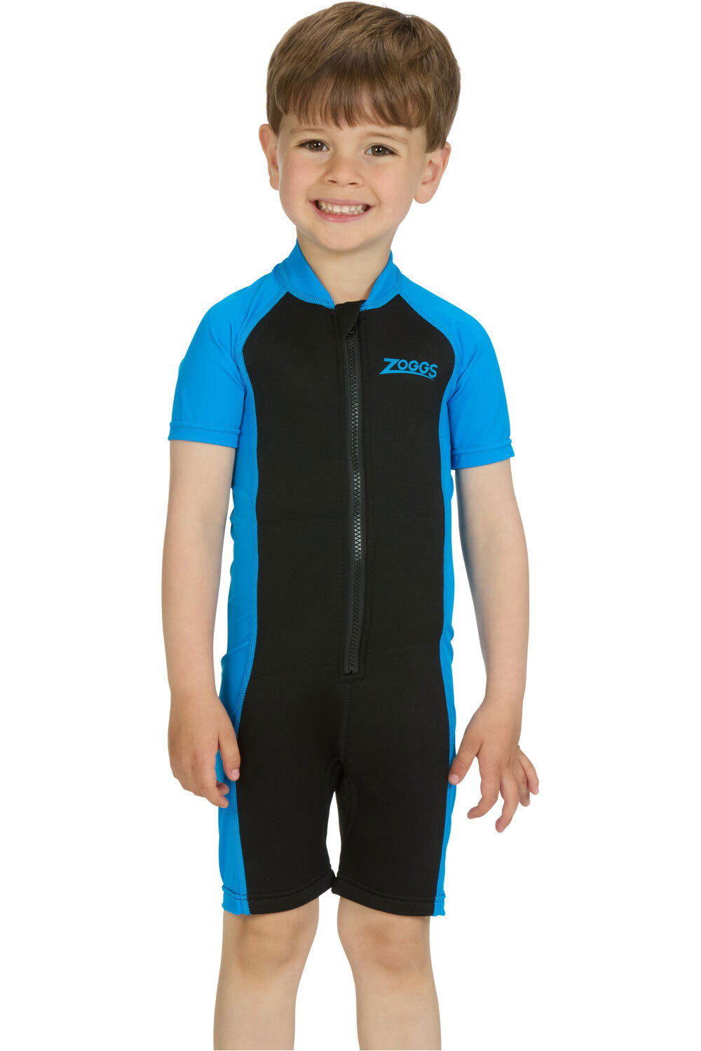 Zoggs traje de neopreno corto niño SONIC Kids vista frontal